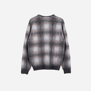 Pendleton - Pendleton Made for Japan Mohair Plaid Cardigan - Grey/Ivory -  - Alternative View 1