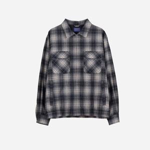 Pendleton - Pendleton Made for Japan Zip Up Jacket - Grey/Black -  - Main Front View