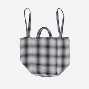 Pendleton - MADRAS CHECKED TOTE BAG - GREY -  - Main Front View