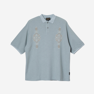 Pendleton - EMB POLO SHIRT - SLATE BLUE -  - Main Front View