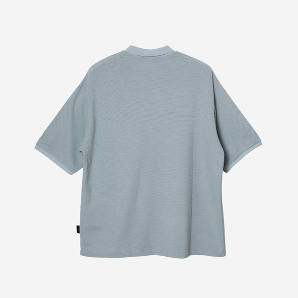 EMB POLO SHIRT - SLATE BLUE