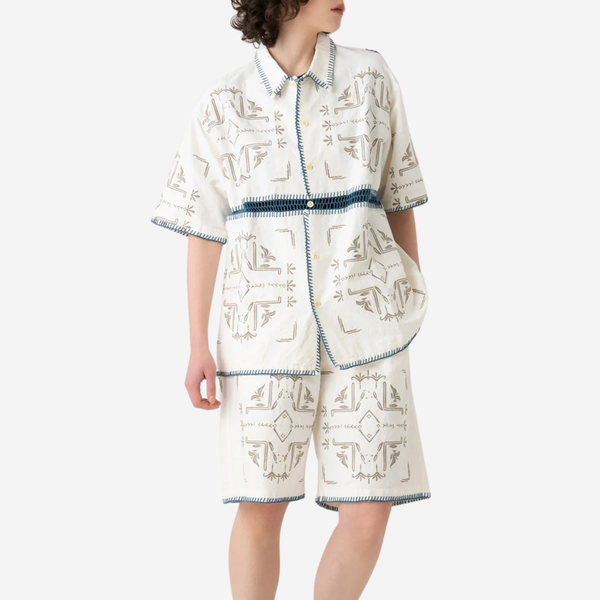 CROCHET SUMMER SHIRT - WHITE