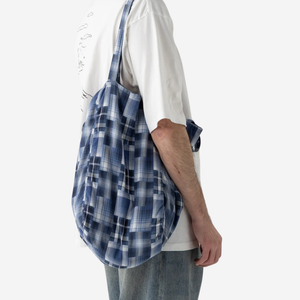 Pendleton - MADRAS CHECKED TOTE BAG - INDIGO -  - Alternative View 1