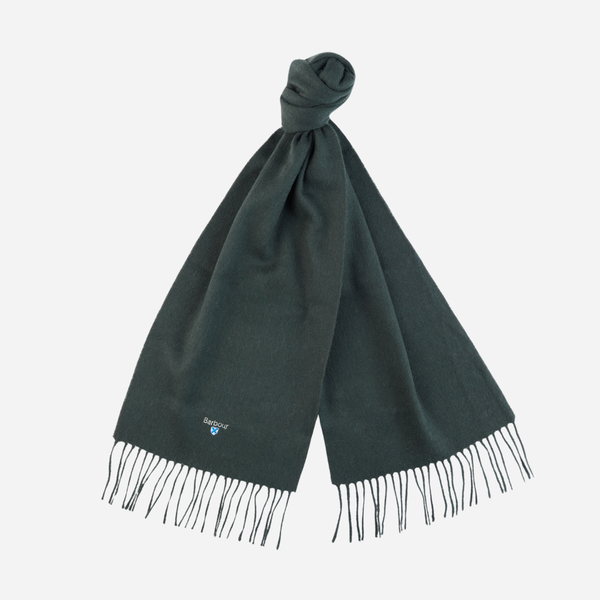 Barbour Lambswool Scarf - Forest Green