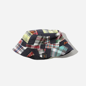 Beams+ - REVERSIBLE BUCKET HAT - PATCHWORK -  - Main Front View