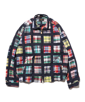 Beams+ - BLOUSON MADRAS SPORTS JACKET - PATCHWORK -  - Main Front View