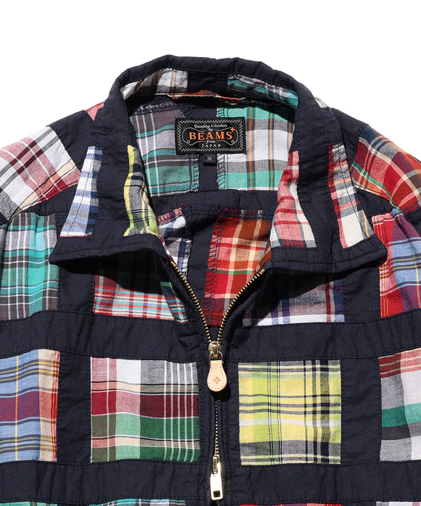 BLOUSON MADRAS SPORTS JACKET - PATCHWORK