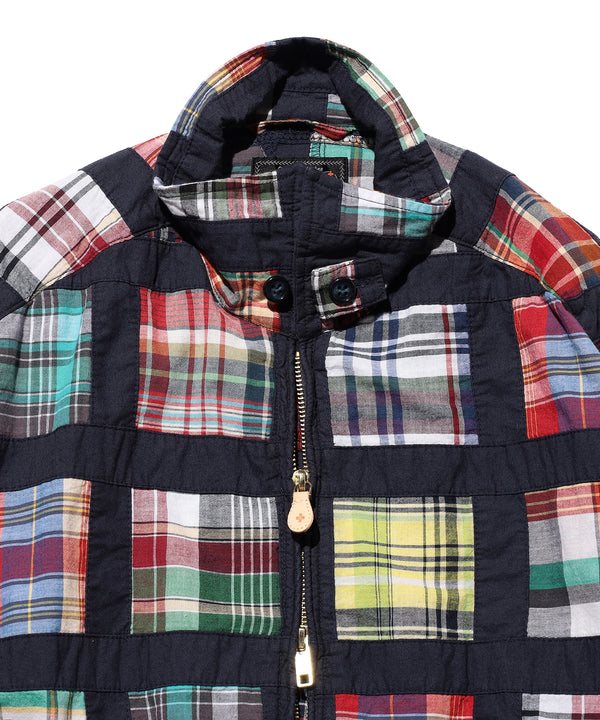 BLOUSON MADRAS SPORTS JACKET - PATCHWORK