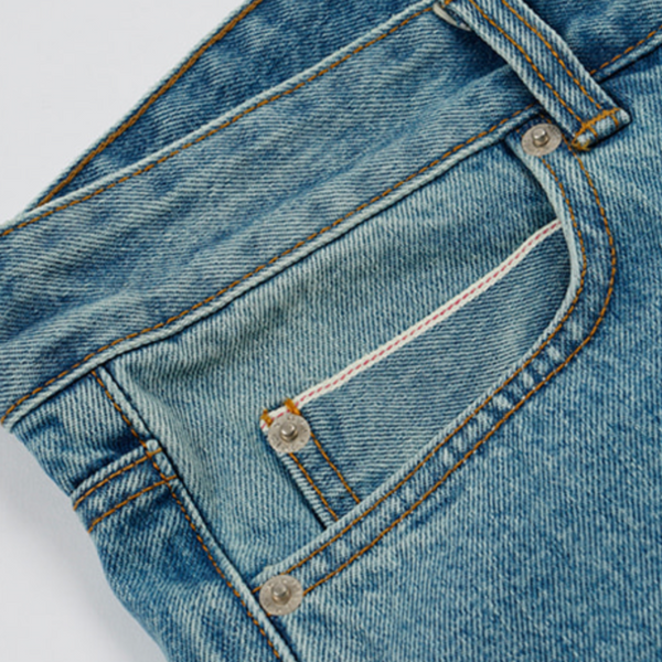 OG SELVEDGE REGULAR DENIM JEANS - LIGHT BLUE