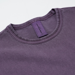 Frizmworks - OG PIGMENT DYEING T-SHIRT - PURPLE -  - Alternative View 1