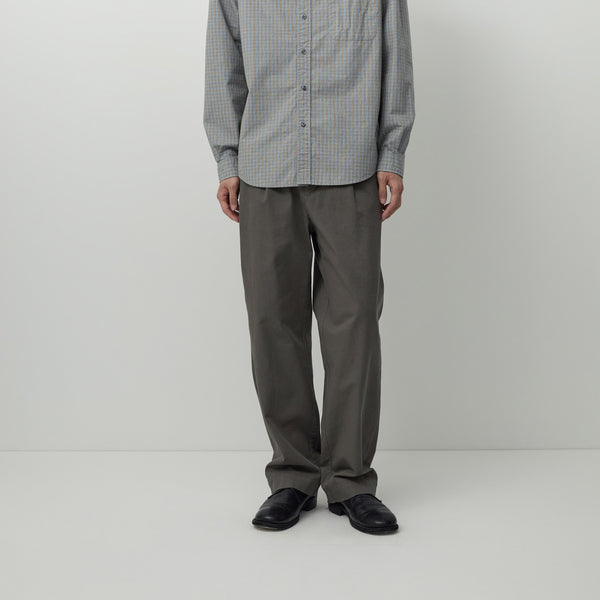 SLOB TWILL 2 PLEAT PANTS - MUD