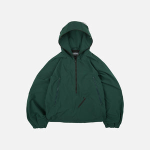 Frizmworks - MICRO RIPSTOP ANORAK JACKET - DARK GREEN -  - Main Front View