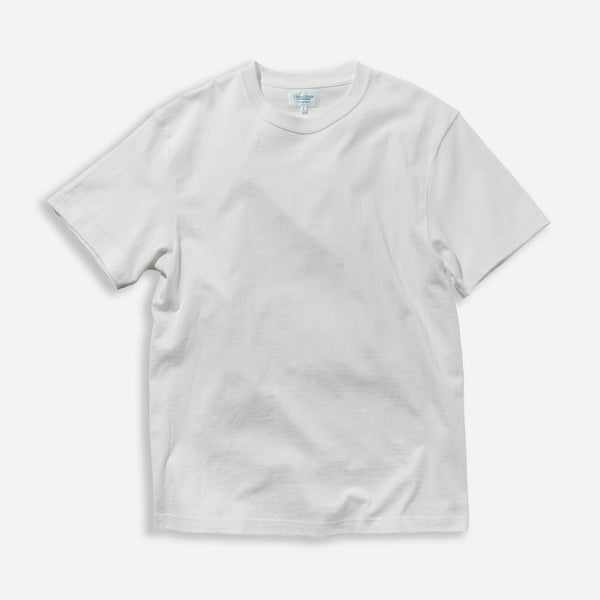 LOOPWHEEL WIDE FIT TEE - WHITE