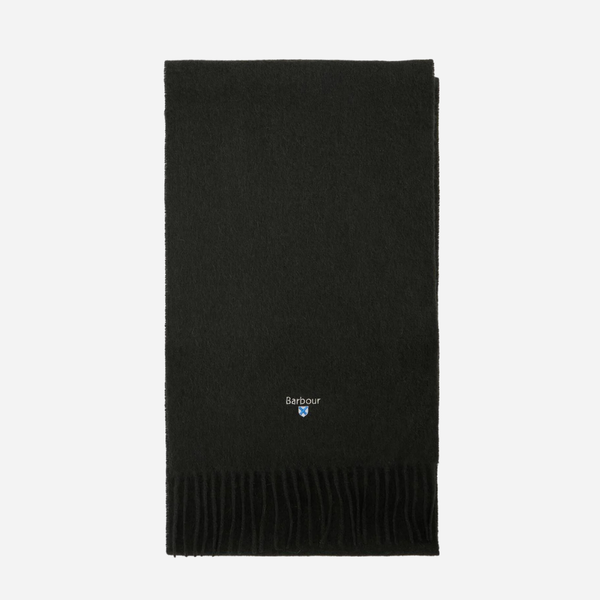 Barbour Lambswool Scarf - Forest Green