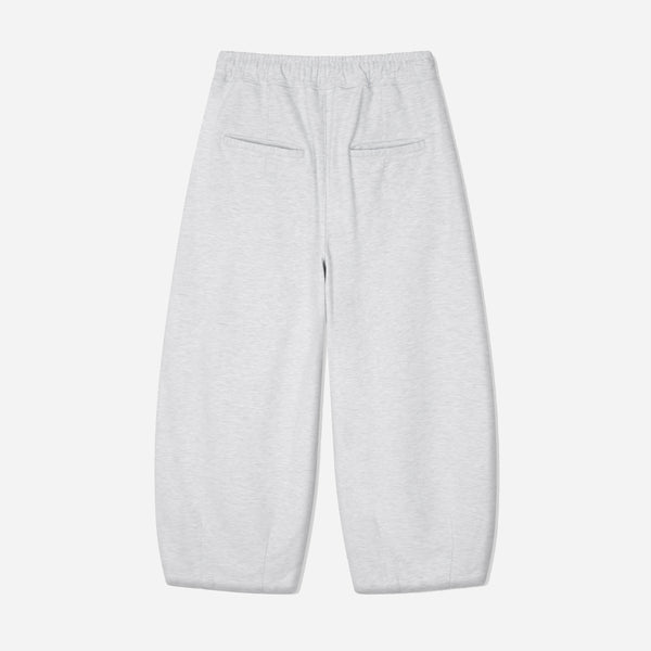 STEADY SWEAT BALLOON PANTS - WHITE MELANGE