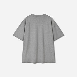 Anglan - LAYERED ESSENTIAL LOGO T-SHIRT - GREY -  - Alternative View 1