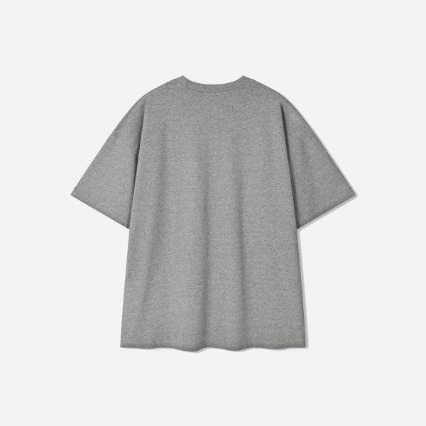 LAYERED ESSENTIAL LOGO T-SHIRT - GREY