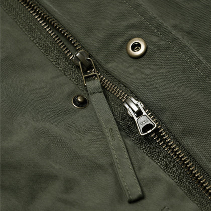 OSCAR SHORT FISHTAIL PARKA JACKET - OLIVE