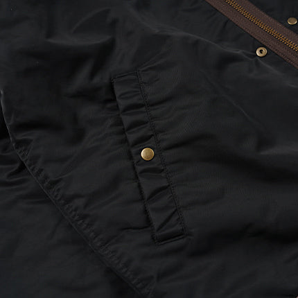 REVERSIBLE MA-1 LINER JACKET - BLACK