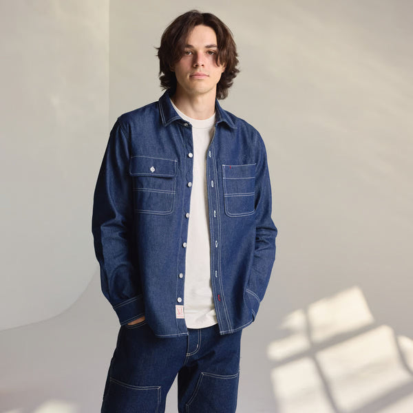 Danner Larch Mt Denim Shirt Navy