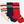 Load image into Gallery viewer, National Park Socks 3 Pack - Red/Ivory/Navy
