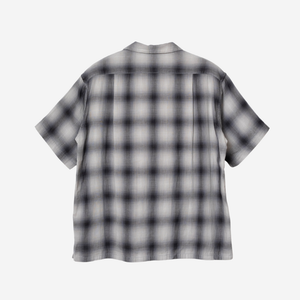 Pendleton - OPEN COLLAR SHIRT - S/S - GRAY/BONE -  - Alternative View 1