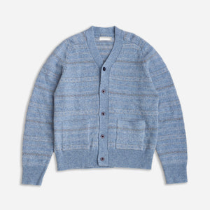 Adsum - NORDIC CARDIGAN - LIGHT BLUE -  - Main Front View