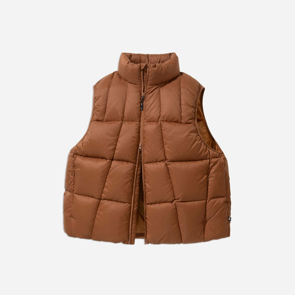 AE UTILITY DUCK DOWN VEST - BRICK RED