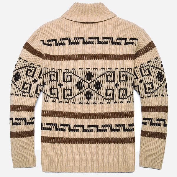 Pendleton Original Westerley Sweater - Tan Brown