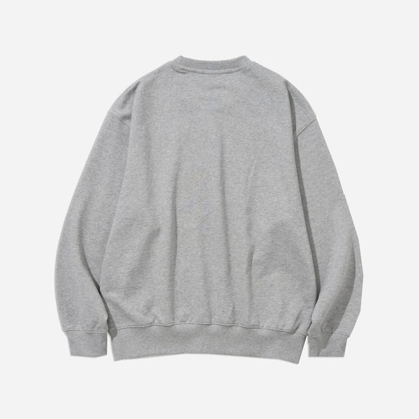 ALASKA BEARS SWEATSHIRT - GREY  MELANGE