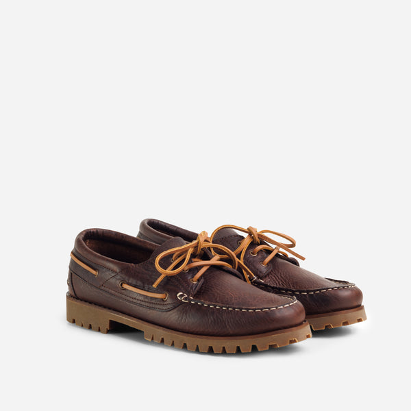 Arrow Moccasin Marblehead Boat Shoe - Pebble Brown