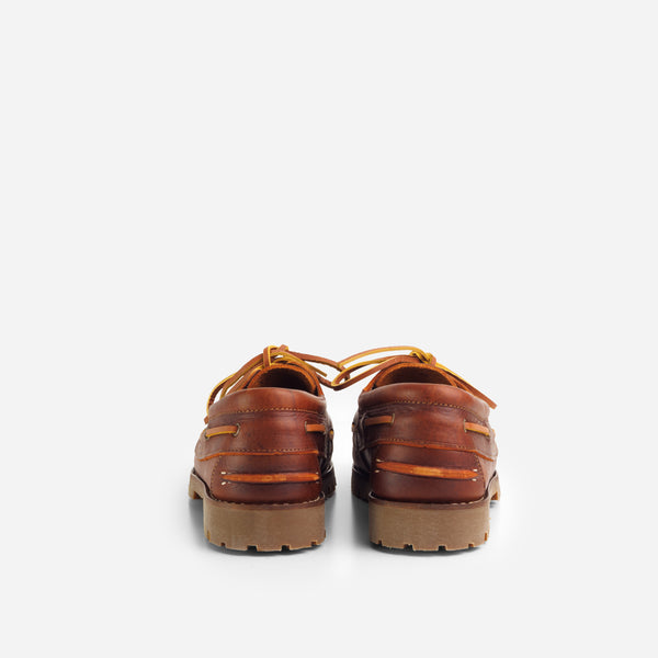 Arrow Moccasin Marblehead Boat Shoe - Pebble Whiskey