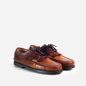 Arrow Moccasin Company - Arrow Moccasin Hyannis Fringe Moc - Pebble Whiskey -  - Alternative View 1