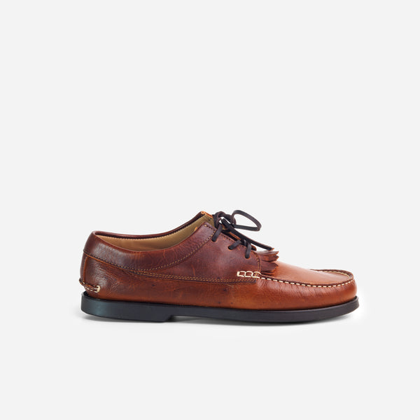 Arrow Moccasin Hyannis Fringe Moc - Pebble Whiskey