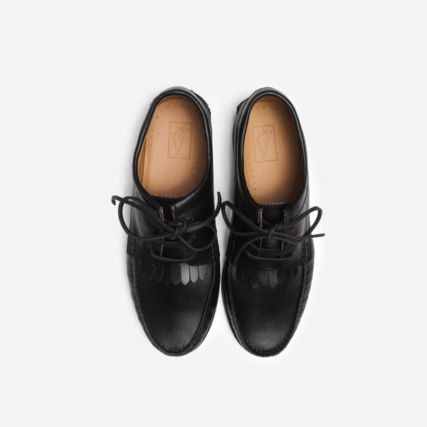 Arrow Moccasin Hyannis Fringe Moc - Ciclone Black