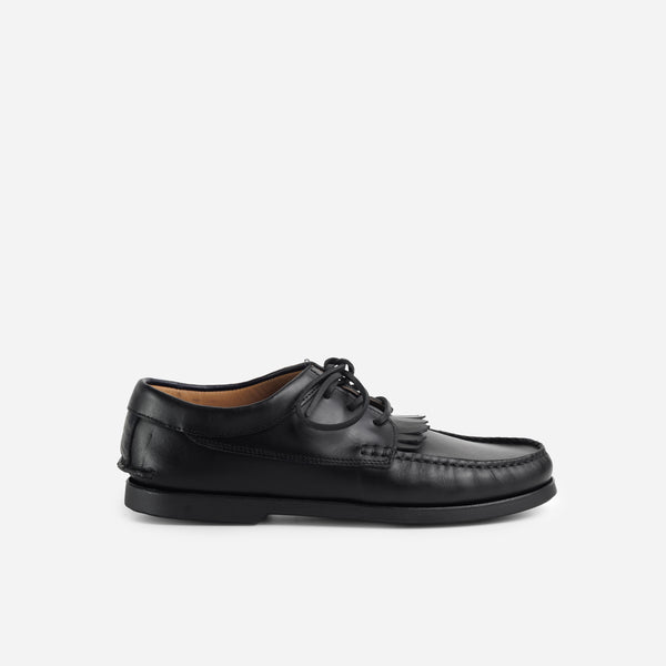 Arrow Moccasin Hyannis Fringe Moc - Ciclone Black