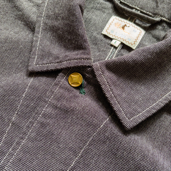 PINPOINT CANVAS BARN JACKET - NIGHT SKY