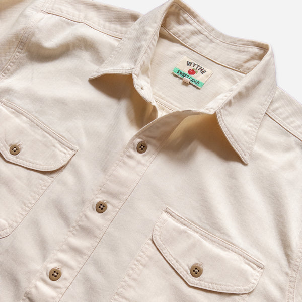HBT OFFICERS SHIRT - BUTTERMILK