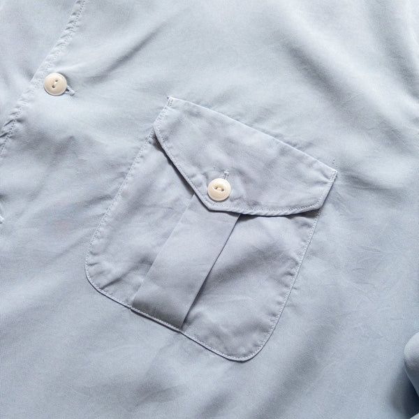 TENCEL PATIO SHIRT - FADED BENCH BLUE