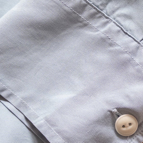 TENCEL PATIO SHIRT - FADED BENCH BLUE