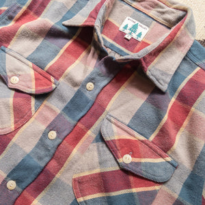 Wythe - Wythe Washed Flannel Workshirt - Conservation Plaid -  - Alternative View 1