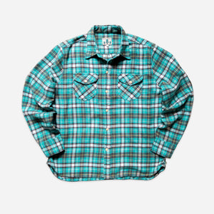 Wythe - Wythe Washed Flannel Workshirt - Thousand Lakes Plaid -  - Main Front View
