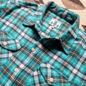 Wythe - Wythe Washed Flannel Workshirt - Thousand Lakes Plaid -  - Alternative View 1