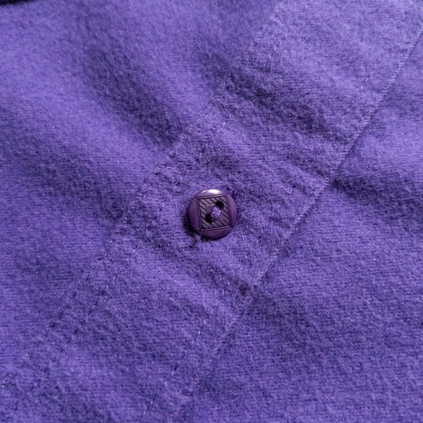 Wythe Moleskin Officer's Shirt - Purple