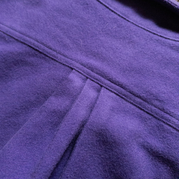 Wythe Moleskin Officer's Shirt - Purple