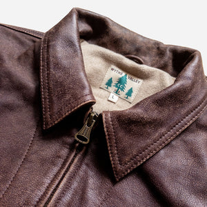 Wythe - Wythe Leather Buckaroo Jacket - Brown -  - Alternative View 1