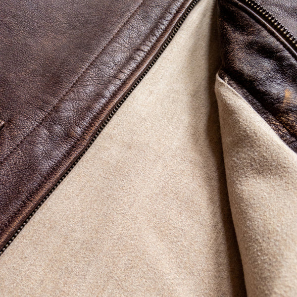 Wythe Leather Buckaroo Jacket - Brown