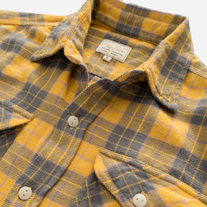 Wythe - WASHED FLANNEL WORKSHIRT - DAYBREAK -  - Alternative View 1