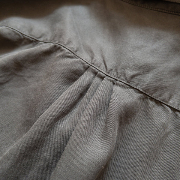 GABARDINE PATIO SHIRT - FADED BLACK