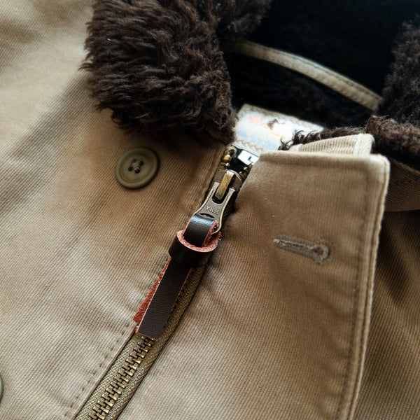 JAPANESE CANVAS DECK JACKET - FADED OLIVE